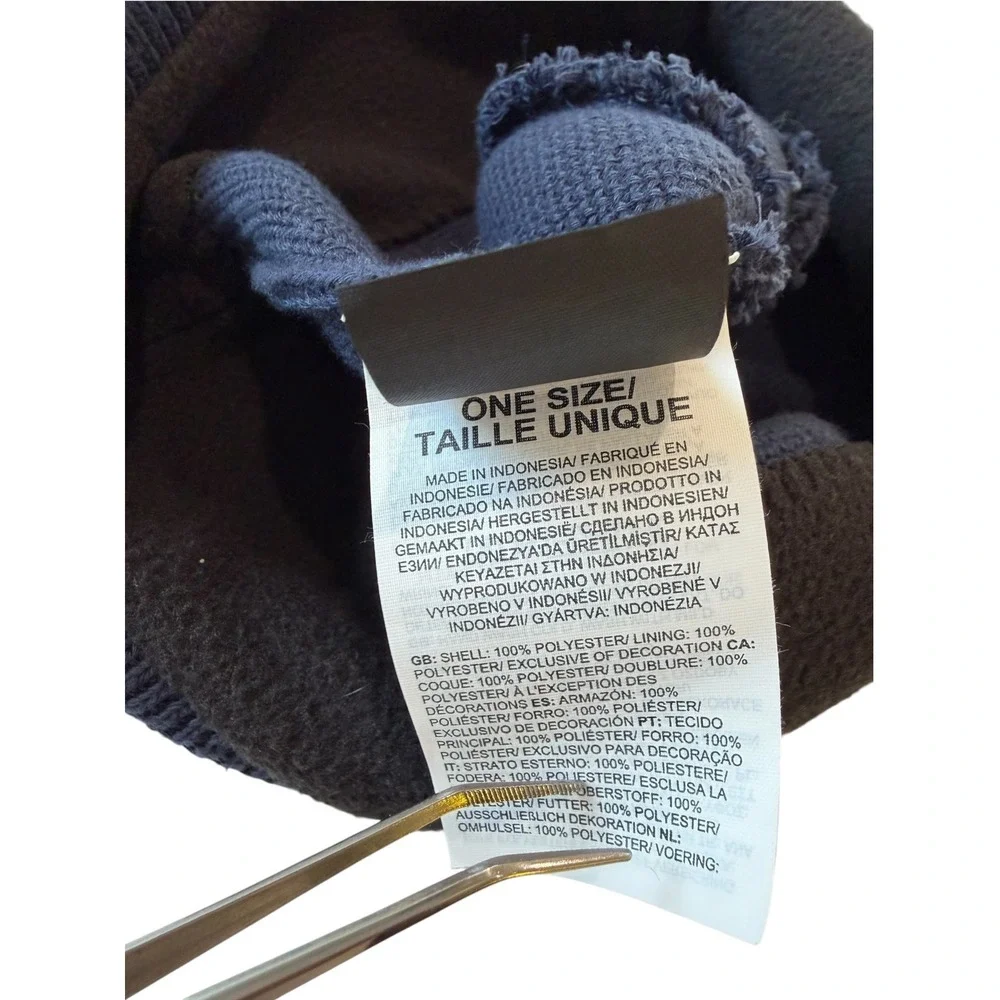 The North Face Navy Solid Beanie, One Size